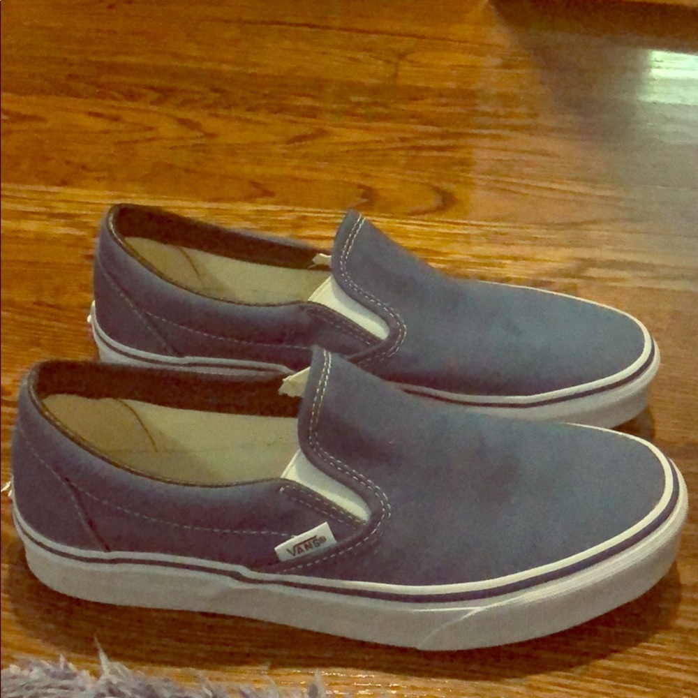 Blue Slip on Vans!
